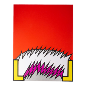 1971 “The Trial of the Catonsville 9” Serigraph Print by Nicholas Krushenick