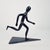 Mid-Century Modern Iron Runner Sculpture, 1960s For Sale - Image 3 of 10