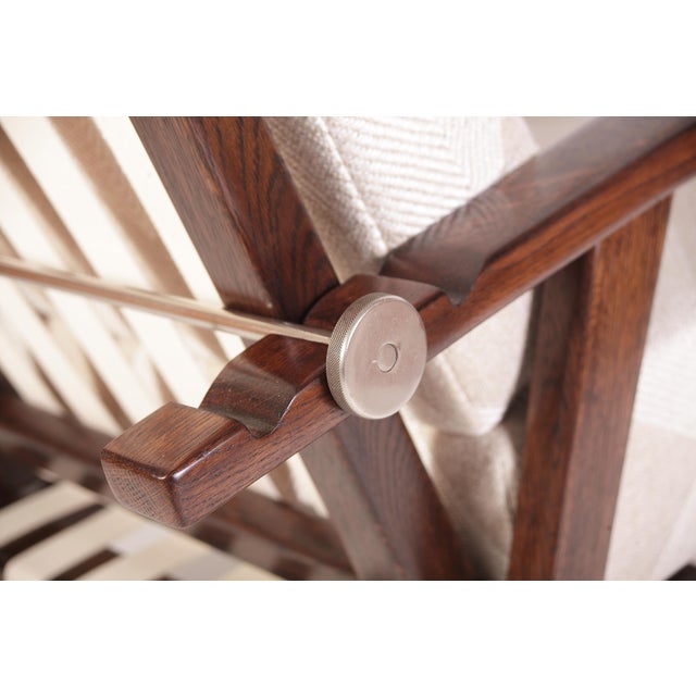 Set of Mid-Century Reclining Oak Lounge Chairs by Jan Vanek for Krasna Jizba, 1940s For Sale - Image 18 of 18