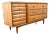 1960s Mid Century Modern Credenza Dresser Solid Wood 9 Drawers La Period Furniture For Sale