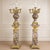 Add a dramatic touch of French-inspired elegance to your interior with this striking black pedestal and decorative vase...