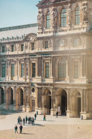 Guy Sargent, The Louvre Courtyard, Photograph