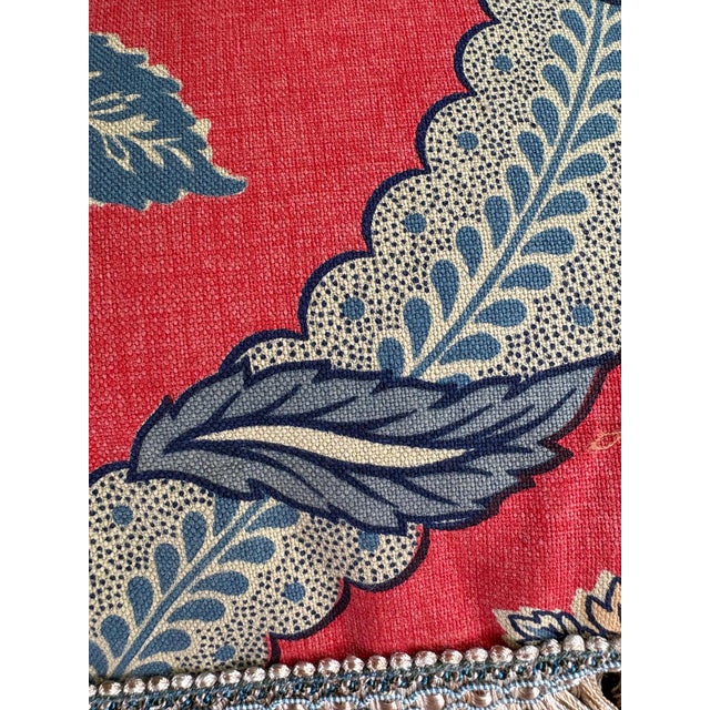 Textile Vintage Brunschwig and Fils French Country Cotton Print Pillows For Sale - Image 7 of 11