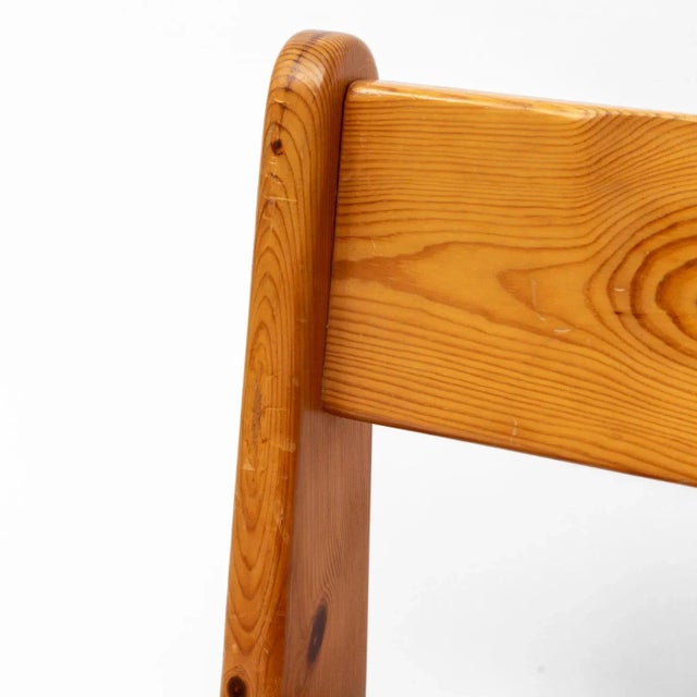 Pine Dining Chairs by Ate van Apeldoorn, 1972, Set of 4 For Sale - Image 4 of 10