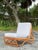 Vintage Coastal Rattan Slipper Chair For Sale - Image 4 of 8