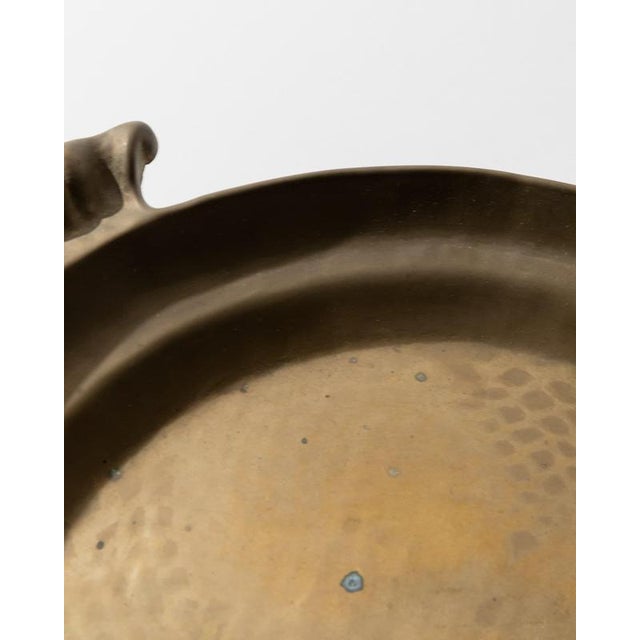 Gold Vintage Brass Tray by Collini, South Tyrol, 1960s For Sale - Image 8 of 11