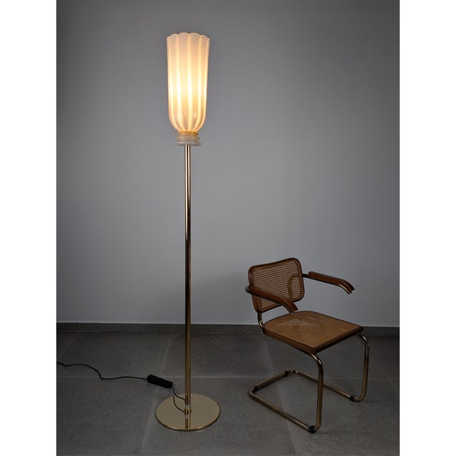 XII Apostoli Murano Glass Floor Lamp 24-KT Gold from Barovier and Toso, 2002 For Sale - Image 12 of 18