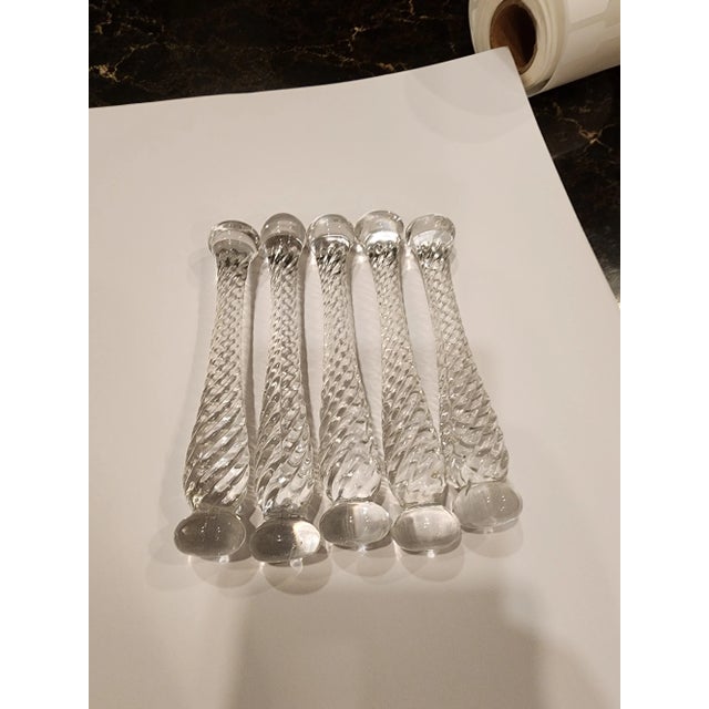 Cambridge Glass Cocktail Muddlers For Sale In San Antonio - Image 6 of 8