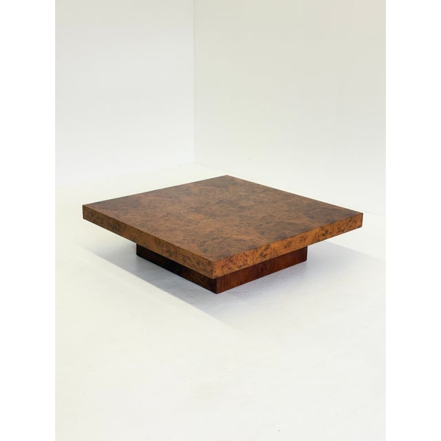 Square Coffee Table in Root Wood by Turri, 1970s For Sale - Image 4 of 11