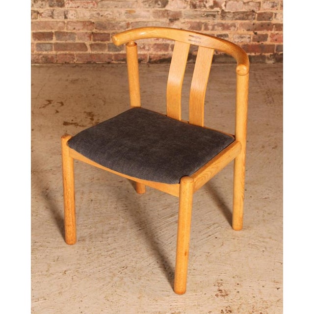 Mid-Century Danish Oak Dining Chairs by Hans J. Frydendal for Boltinge, 1970s, Set of 4 For Sale - Image 9 of 13