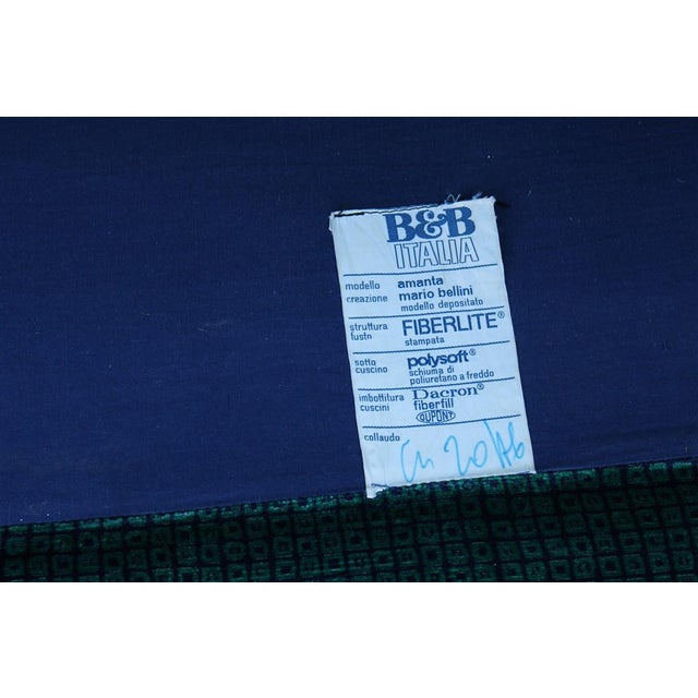 Textile Amanta Modular Sofa by Mario Bellini, 1970s, Set of 5 For Sale - Image 7 of 15