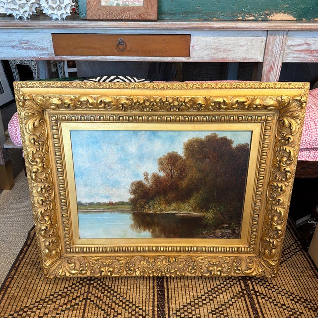 Late 19th Century Wesley Webber Original Oil Painting For Sale - Image 12 of 12