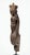 Monumental 46" Antique Indian Hand-Carved Lotus & Bird Architectural Corbel on Iron Stand For Sale - Image 4 of 4