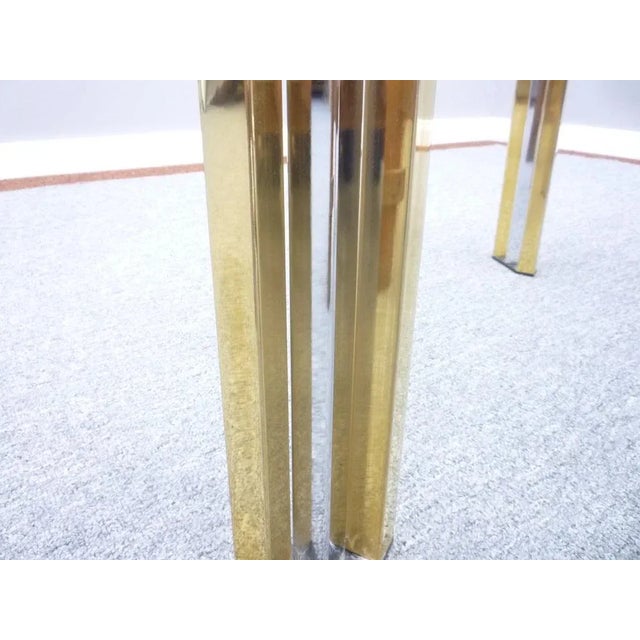 Gold Regency Coffee Table, Italy, 1970s For Sale - Image 8 of 9