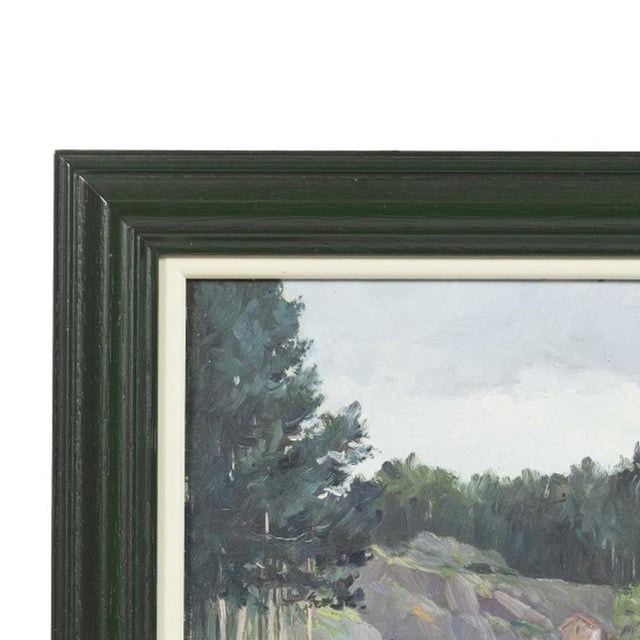 Painting - José Cavadas. "Caniços 1935". Oil on wood. Signed. Dimensions: 32 cm x 40 cm.