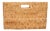 Artifacts Rattan Rectangular Magazine Holder in Honey Brown - 16" For Sale