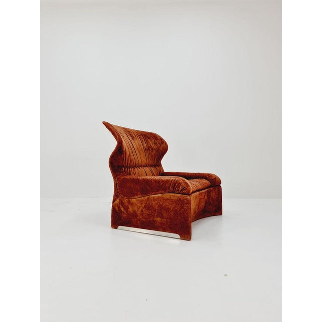 Italian Space Age Lounge Chair by Giovanni Offerdi for Saporiti, 1970s For Sale - Image 9 of 11