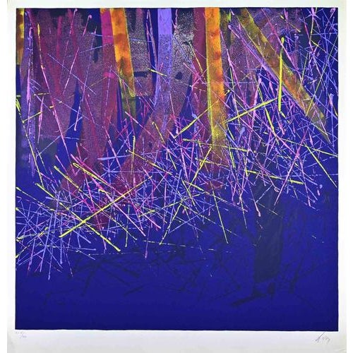 Modern Turi Sottile, Abstract Composition, Screenprint, 1970s For Sale - Image 3 of 3