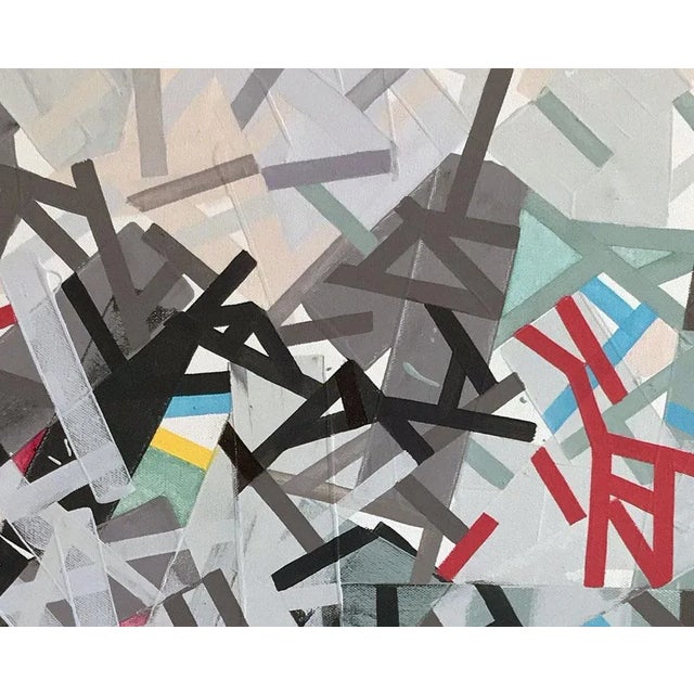 Abstract Contemporary Abstract Acrylic on Canvas Painting "Naawad in Gravii" by Philippe Halaburda For Sale - Image 3 of 6