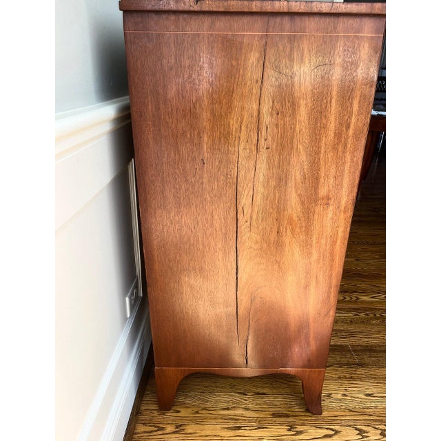 Wood 19th c. Hepplewhite Kentucky Cherry Chest of Drawers For Sale - Image 7 of 9