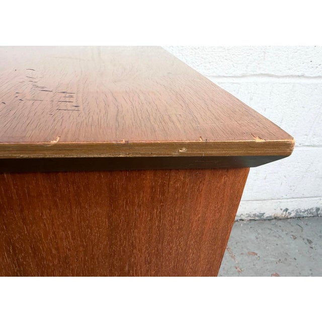Mid 20th Century Modern Cane and Walnut Nightstand For Sale - Image 10 of 13
