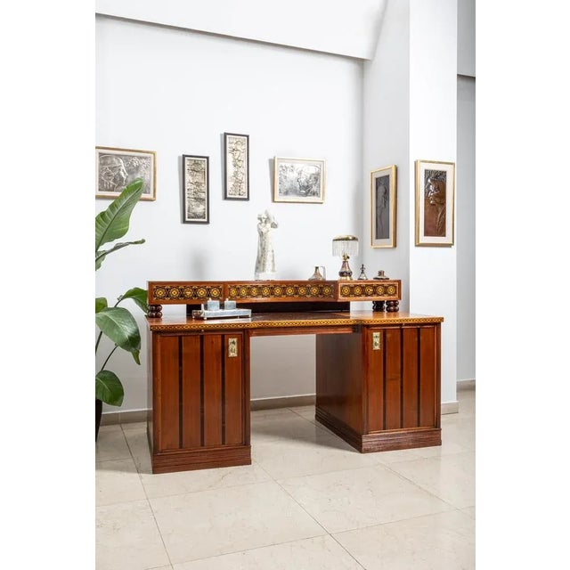 Desk by Matthias Feller for M. Ballin München, 1912 For Sale - Image 12 of 13