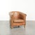 Sheepskin Club Armchair in Light Cognac with Decorative Nails For Sale - Image 13 of 13