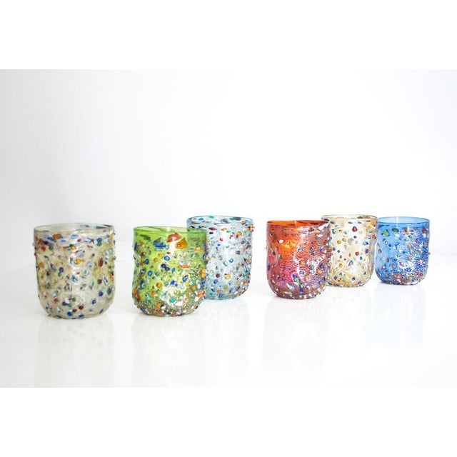 Murano Crystal Glasses by Mariana Iskra, Set of 6 For Sale - Image 18 of 18