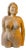 Vintage Italian Terracotta Sculpture of Voluptuous Nude Female Torso, 1950s For Sale