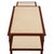 1940s Leather Top Mahogany Writing Desk in the Manner of Jean-Michel Frank, C. 1940 For Sale - Image 5 of 7