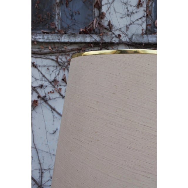 Marble, Brass and Plastic Table Lamp, 1960s For Sale - Image 9 of 10