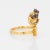 Sally Sohn Happy Face Signed Diamond Ruby Ring Size 5.25 For Sale - Image 4 of 7