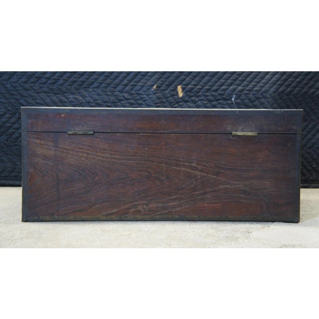 Early 19th Century 19th Century Antique English Regency Rosewood Writing Slope Box For Sale - Image 5 of 13