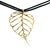 Gold Vintage Angela Cummings 18k Gold Leaf Pendant Necklace For Sale - Image 8 of 11