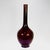 Chinese Antique Chinese Porcelain Mallet Form Vase in Aubergine or Eggplant For Sale - Image 3 of 13