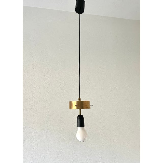 Mid-Century Modern Red Pendant Light attributed to Vetreria Vistosi Murano, 1960s For Sale - Image 14 of 15