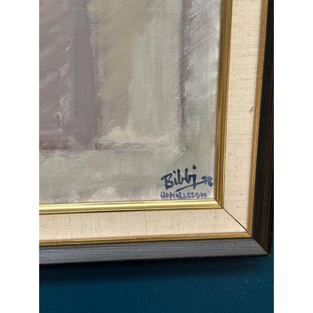 Billi Danielsson, Flowers in Pot, 1978, Oil on Canvas, Framed For Sale - Image 11 of 18