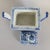 Chinese Blue and White Porcelain Ding-Form Censer With Foo Dog Finial, Circa 1970s For Sale - Image 11 of 12