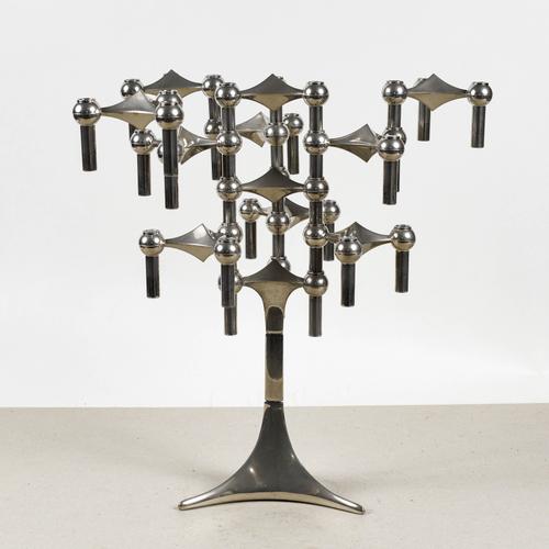 Modern Orion Modular Candelabra by Fritz Nagel for BMF For Sale - Image 3 of 18