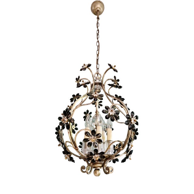 Vintage Italian Chandelier by Banci Firenze, 1970s For Sale