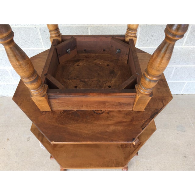 Moosehead Furniture 2Tier Maple End Table Chairish