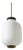 Chandelier in White Opaline Glass and Brass, 1950s For Sale