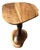 The Zebra Slot Hoodoo Side Table by Green Coyote For Sale