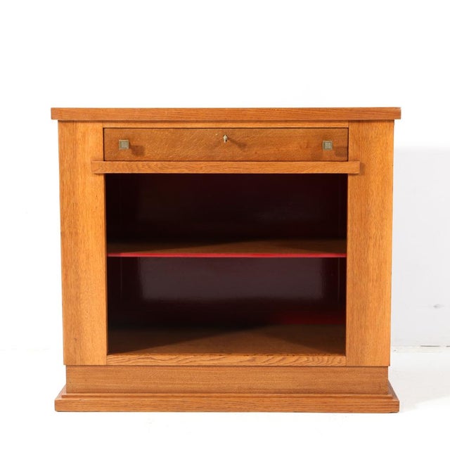 Art Deco Oak Cabinet by Hendrik Wouda for H. Pander & Zonen, 1924 For Sale - Image 6 of 14