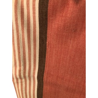 Contemporary Striped Schumacher Fabric Sample - 2 Yards For Sale