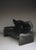 Animal Skin Two Seater Maralunga Sofa in Black Leather from Cassina, 1970s For Sale - Image 7 of 18