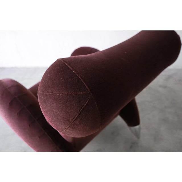 Italian Post Modern Sculptural Lounge Chair For Sale - Image 9 of 10