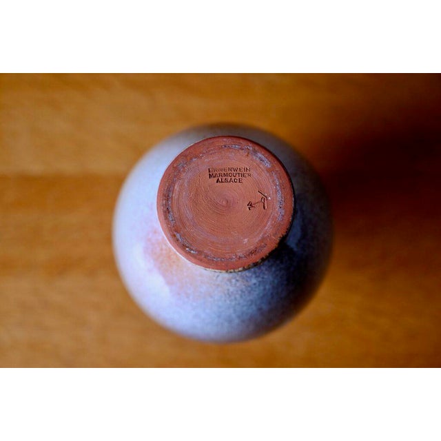 Speckled Gray Vase from Ernenwein, France, 1960s For Sale - Image 6 of 7