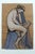 The condition of the artwork is adequate to the artist`s vision as signs of time and minor scratching and folds of the...