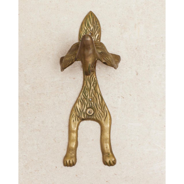 Solid brass fox door knocker. I was really impressed how intricate this knocker was. Many are more plain. The details on...